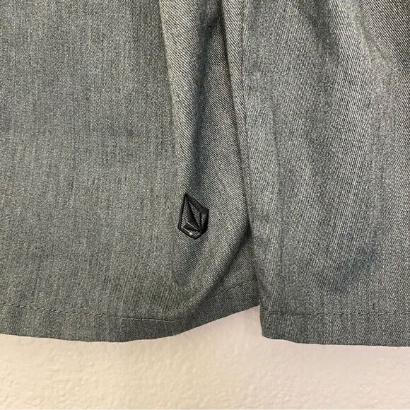 VOLCOM youth mens gray weathered skater surf Frickin Chino Short C0912030 7” -29 - Picture 5 of 12